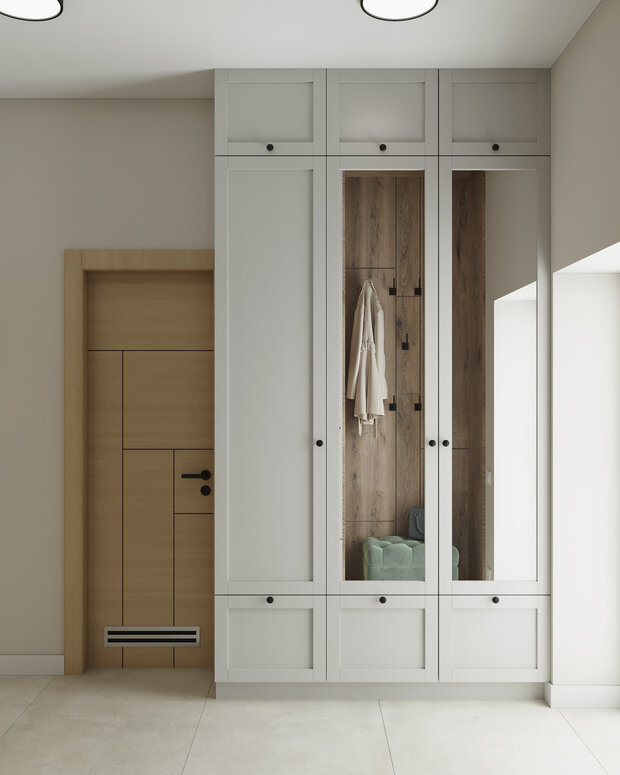 Фото из портфолио Проект квартиры для семьи с детьми – фотографии дизайна интерьеров на INMYROOM