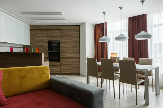 Фотография: Кухня и столовая в стиле Современный, Квартира, Проект недели, Пушкин, Монолитный дом, 4 и больше, Более 90 метров, Кирилл Пономаренко – фото на INMYROOM