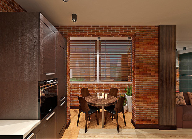 Фото из портфолио Лофт в однушке – фотографии дизайна интерьеров на INMYROOM