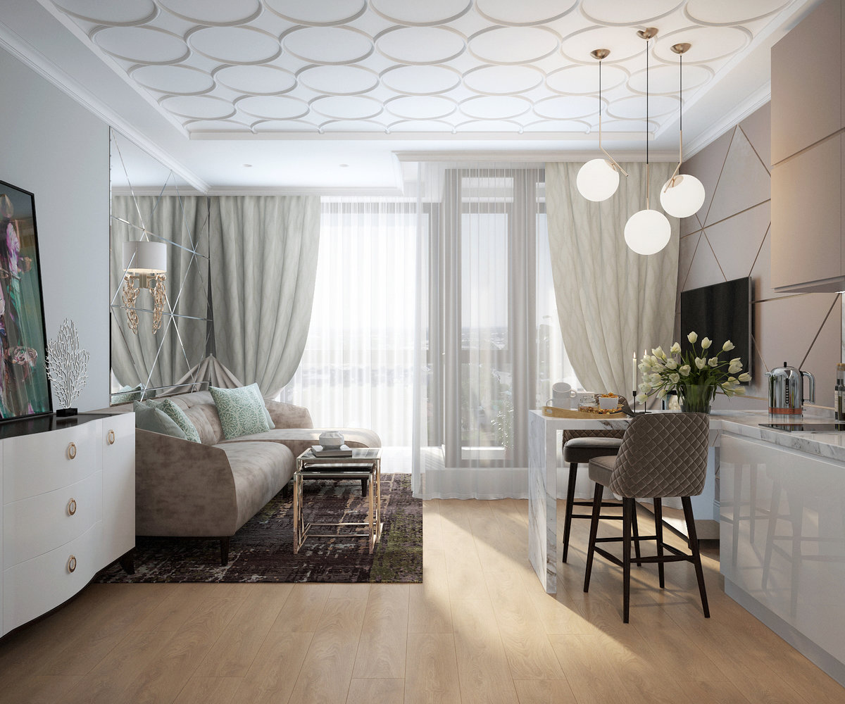 Фотография: Гостиная в стиле Современный, Квартира, Студия, Проект недели, Москва, Монолитный дом, до 40 метров, Инна Азорская, энциклодпедия_малогабаритка, Kronospan – фото на INMYROOM Фотография: Гостиная в стиле Современный, Квартира, Студия, Проект недели, Москва, Монолитный дом, до 40 метров, Инна Азорская, энциклодпедия_малогабаритка, Kronospan – фото на INMYROOM