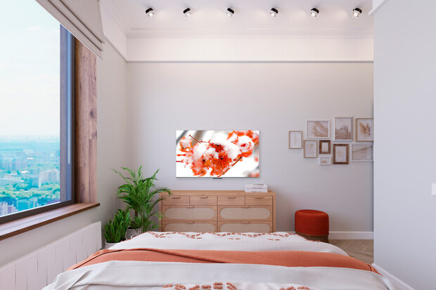 Фотография: Спальня в стиле Современный, Малогабаритная квартира, Квартира, Проект недели, Москва, Марина Саркисян, 3 комнаты, до 40 метров, 40-60 метров – фото на INMYROOM
