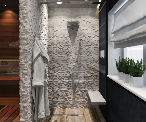 Фото из портфолио Проект загородного дома 310 кв.м. в поселке Подмосковные вечера – фотографии дизайна интерьеров на INMYROOM