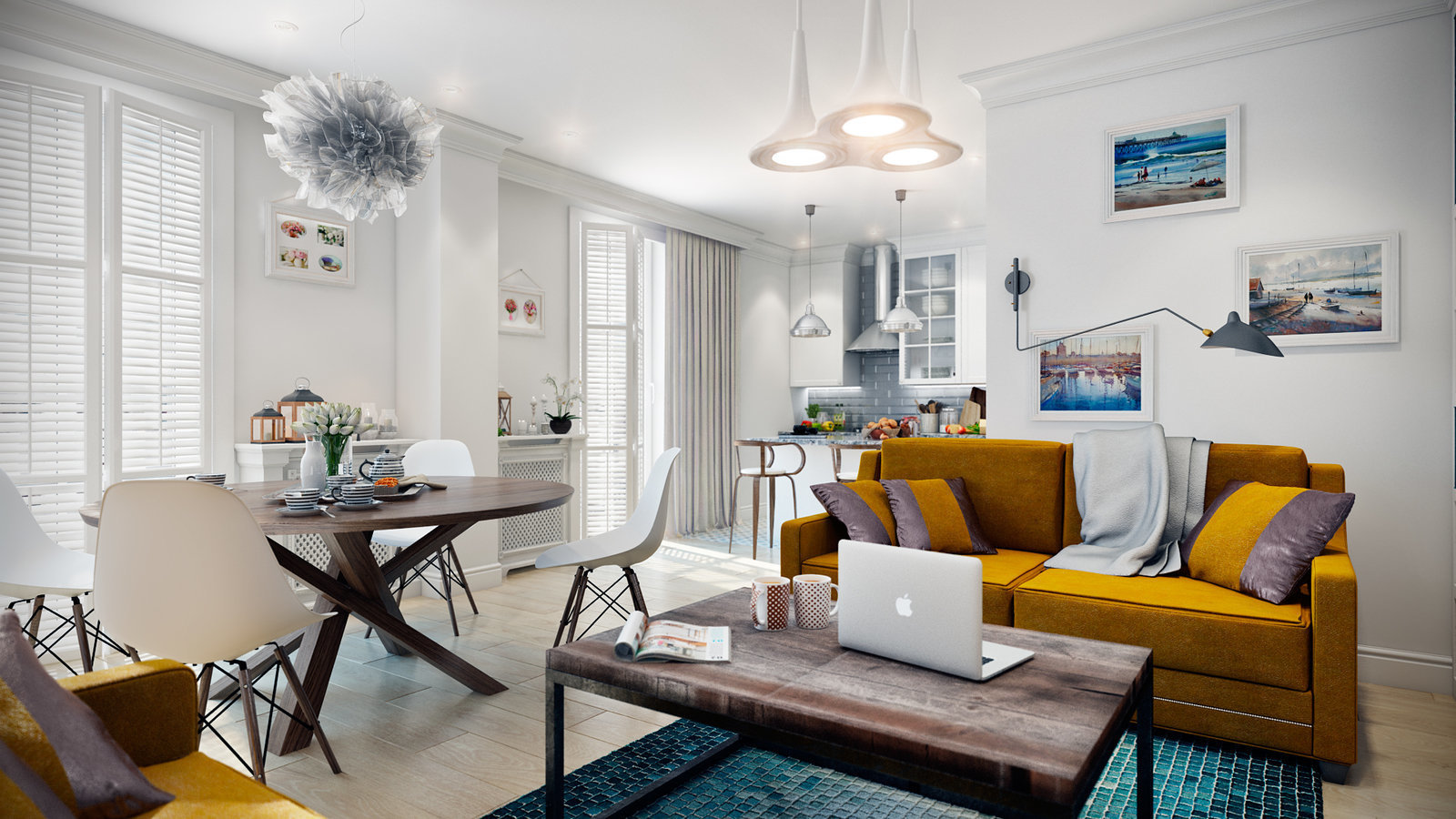 Фотография: Гостиная в стиле Скандинавский, Гид – фото на INMYROOM Фотография: Гостиная в стиле Скандинавский, Гид – фото на INMYROOM