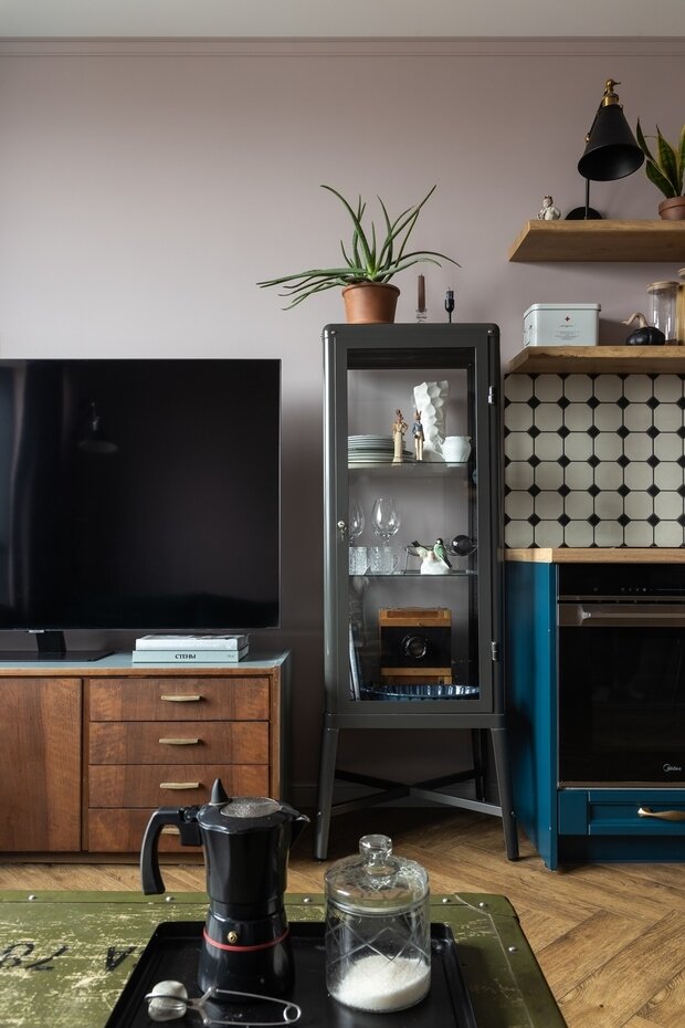 Фотография: Кухня и столовая в стиле Прованс и Кантри, Скандинавский, Эклектика, Винтажный, Квартира, Проект недели, Монолитный дом, 3 комнаты, 60-90 метров, Уфа, Надежда Токарева – фото на INMYROOM