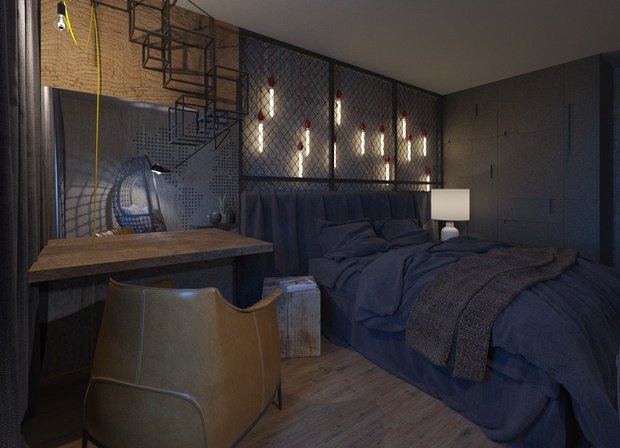Фото из портфолио Бетон и дерево – фотографии дизайна интерьеров на INMYROOM