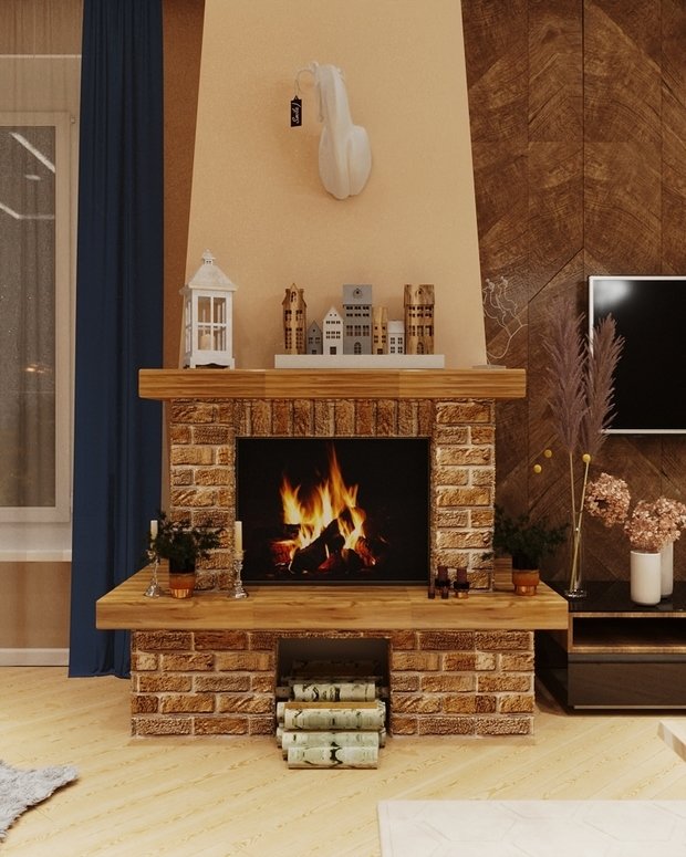 Фото из портфолио гостиная в стиле шале – фотографии дизайна интерьеров на INMYROOM