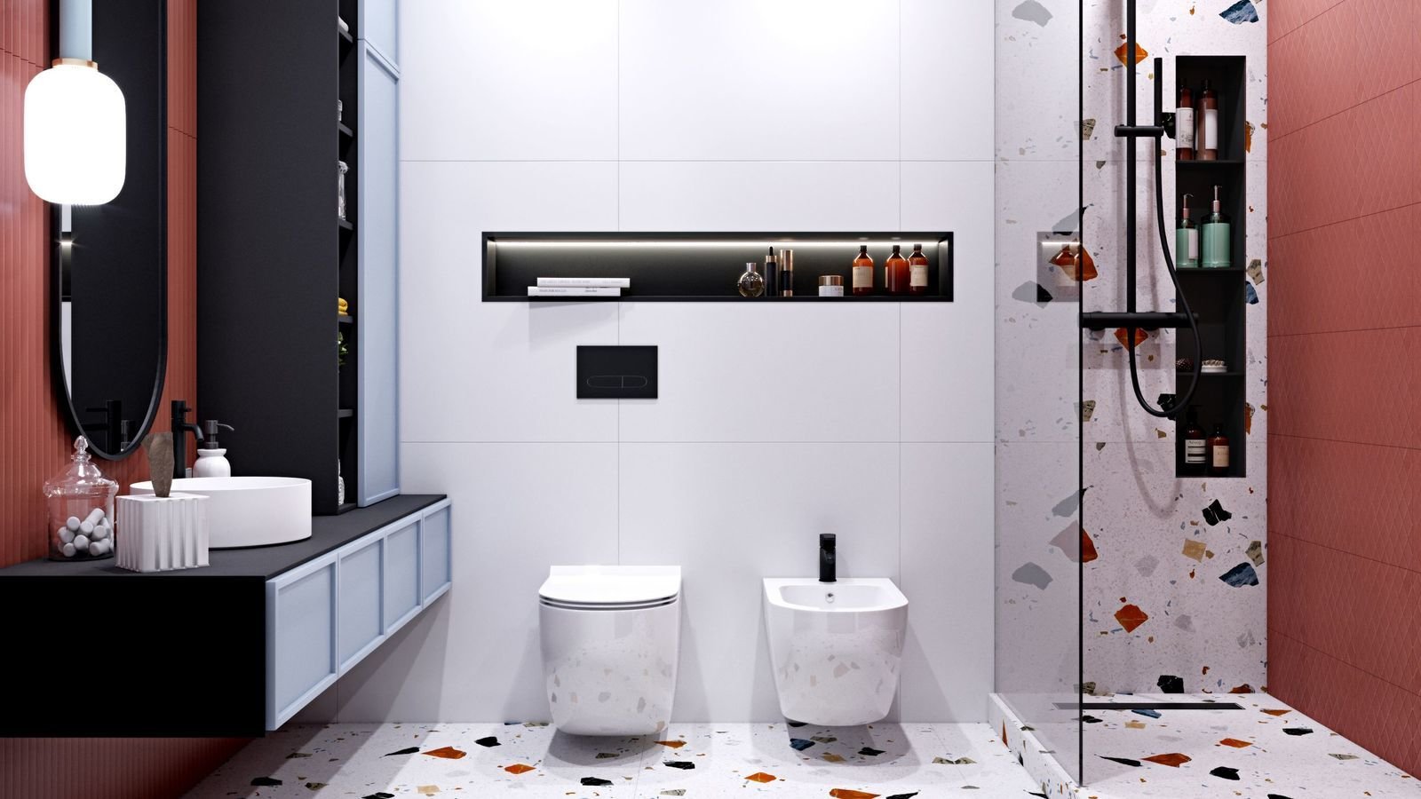 Фотография: Ванная в стиле Современный, Дом, Украина, Проект дня, Ирпень, Таунхаус, 4 и больше, Более 90 метров, Quader Architecture – фото на INMYROOM