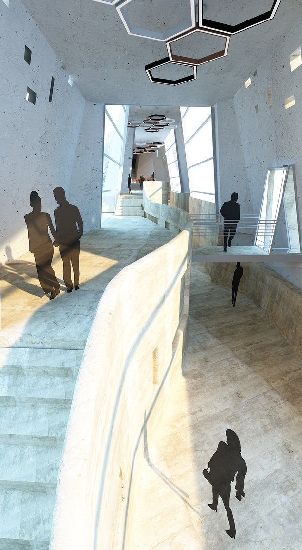 Фото из портфолио Интерьеры конкурсного проекта Bamiyan Cultural Centre – фотографии дизайна интерьеров на INMYROOM