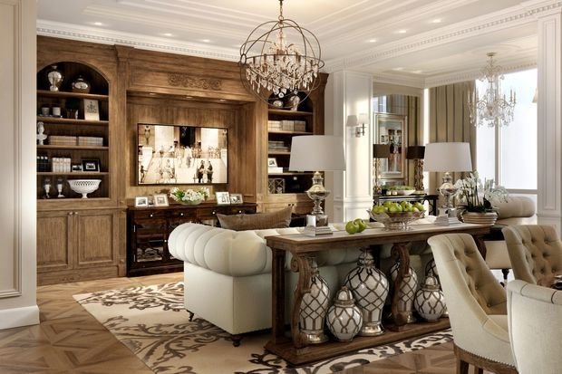 Фото из портфолио Две квартиры в одной и палуба в ванной – фотографии дизайна интерьеров на INMYROOM