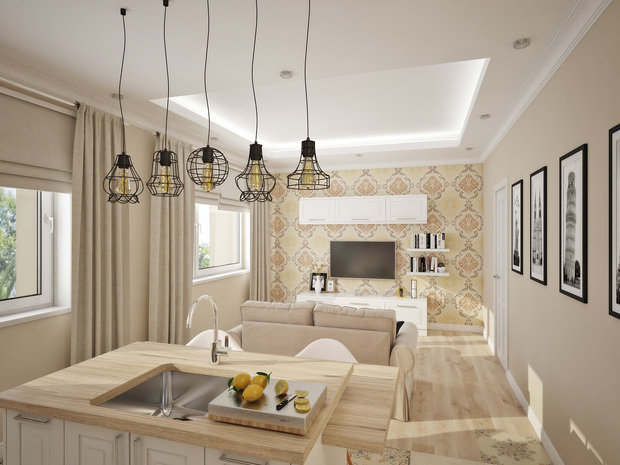 Фото из портфолио ГолландскийКвартал_35м2_ – фотографии дизайна интерьеров на INMYROOM