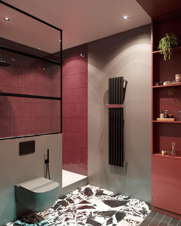 Фотография: Ванная в стиле Современный, Квартира, Проект недели, Москва, 4 и больше, Более 90 метров, DSGN HUB – фото на INMYROOM