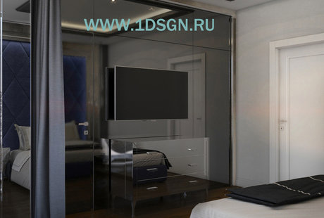 Дизайн интерьера Спальня в квартире г.Тула