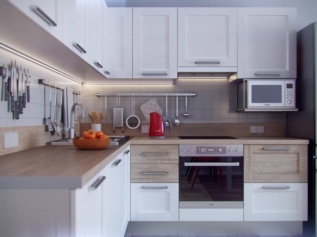 Фото из портфолио Кухня с небольшим бюджетом в г. Екатеринбург – фотографии дизайна интерьеров на INMYROOM