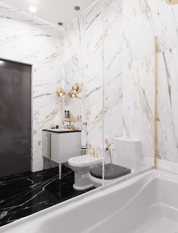 Фото из портфолио Апартаменты в ЖК Аю-Даг 1713 – фотографии дизайна интерьеров на INMYROOM