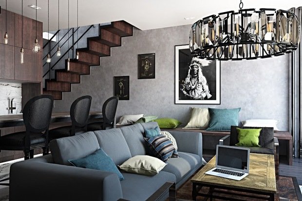 Фото из портфолио Лофт-Апартаменты в ж.к. TriBeCa – фотографии дизайна интерьеров на INMYROOM