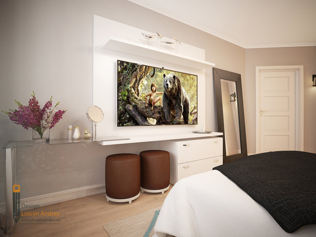 Фото из портфолио Дизайн - проект (Варшавская) – фотографии дизайна интерьеров на INMYROOM