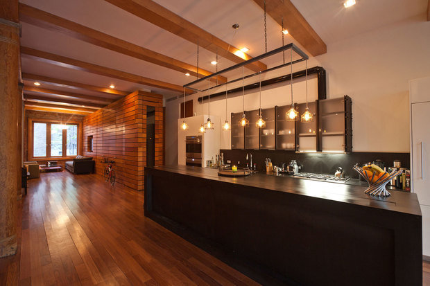 Фотография: Кухня и столовая в стиле Лофт, Квартира, Дома и квартиры, Проект недели – фото на INMYROOM