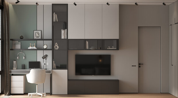 Фото из портфолио Интерьер видовой квартиры с террасой – фотографии дизайна интерьеров на INMYROOM