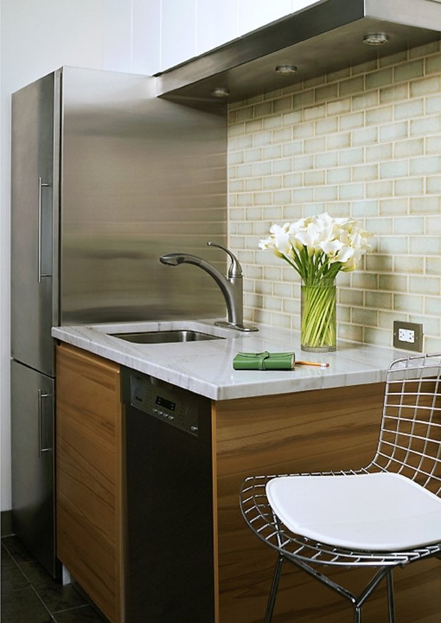 Фотография: Кухня и столовая в стиле Современный, Хай-тек, Интерьер комнат, Miele, Переделка, Ремонт, Тема месяца – фото на INMYROOM