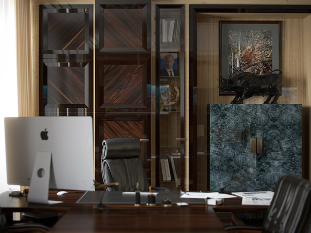 Фото из портфолио Кабинет руководителя – фотографии дизайна интерьеров на INMYROOM