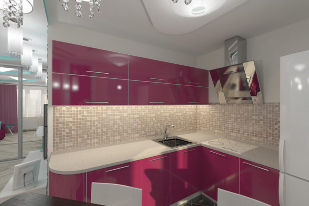 Фото из портфолио Квартира-студия для молодой девушки – фотографии дизайна интерьеров на INMYROOM
