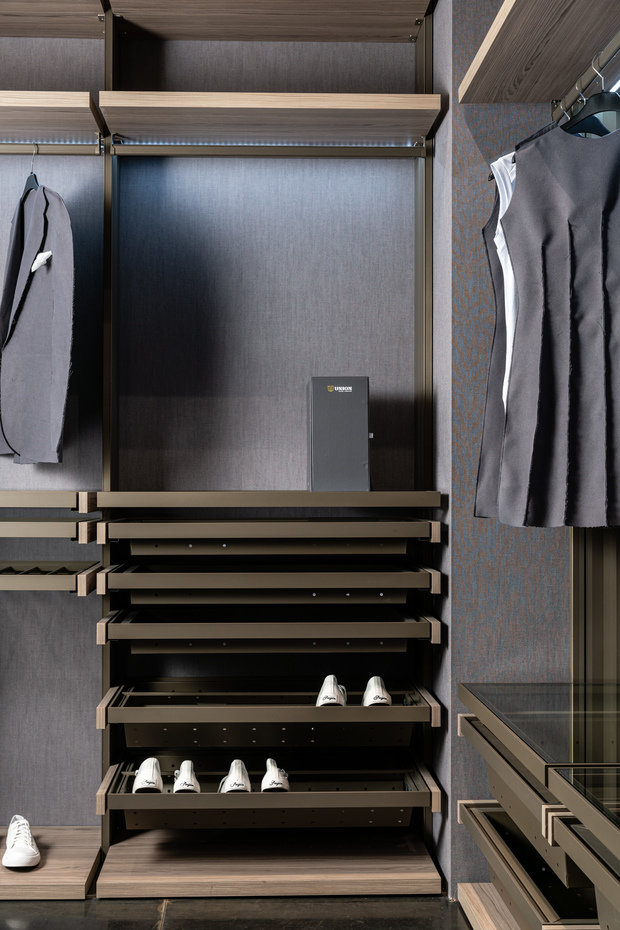 Фотография: Гардеробная в стиле Современный, гардеробная в спальне, UNION, Спецпроект – фото на INMYROOM