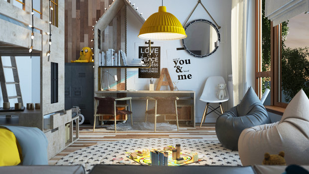 Фото из портфолио Two children's room – фотографии дизайна интерьеров на INMYROOM