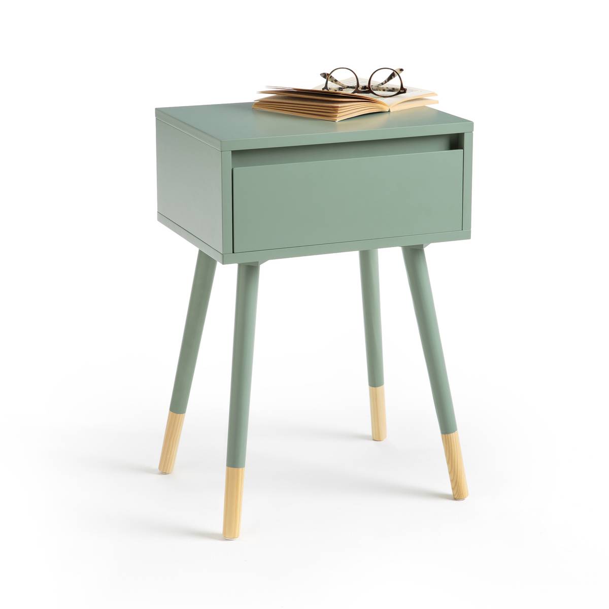 Прикроватная тумба Janik зеленого цвета