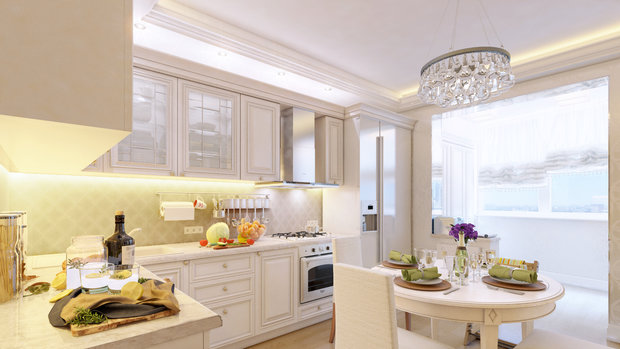 Фото из портфолио Улица Опрокиднева, 111 м2 – фотографии дизайна интерьеров на INMYROOM