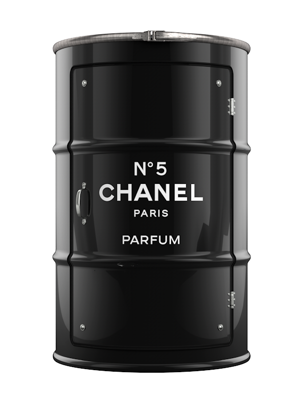 Барный стол-комод Chanel черного цвета