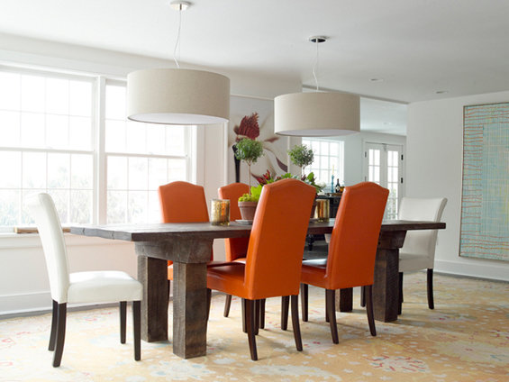 Фотография: Кухня и столовая в стиле Эко, Декор интерьера, Мебель и свет, Стол – фото на InMyRoom.ru