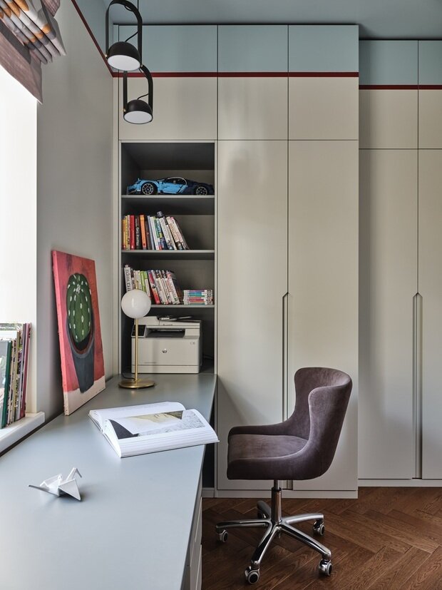 Фотография: Детская в стиле Современный, Классический, Квартира, Проект дня, Москва, Инна Величко, Сталинка, 4 и больше, Более 90 метров – фото на INMYROOM