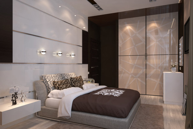 Фото из портфолио Кофейные оттенки в интерьере спальни – фотографии дизайна интерьеров на INMYROOM