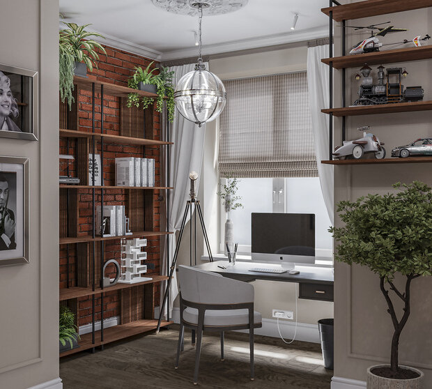 Фото из портфолио «Проект "Bernhardt". Ар-нуво: версия 2026» – фотографии дизайна интерьеров на INMYROOM