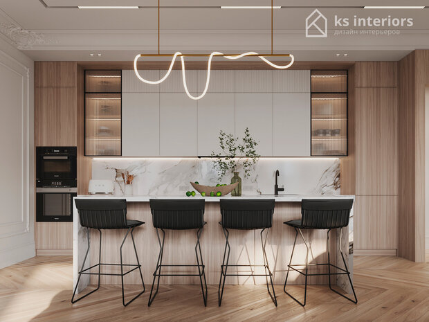 Фото из портфолио Квартира на Остоженке – фотографии дизайна интерьеров на INMYROOM