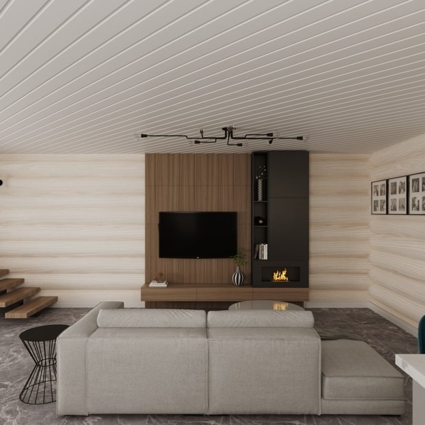 Фото из портфолио Бревенчатый дом – фотографии дизайна интерьеров на INMYROOM