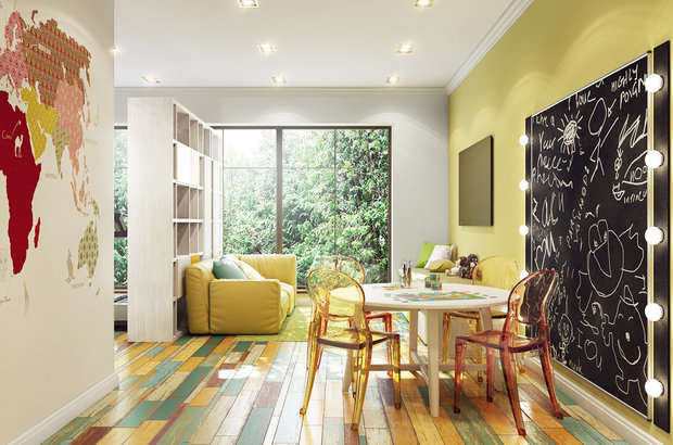 Фотография: Детская в стиле Скандинавский, Эклектика – фото на INMYROOM