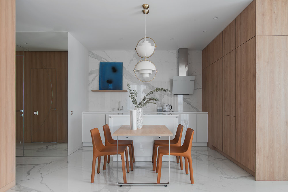 Фотография: Кухня и столовая в стиле Современный, Квартира, Минимализм, Проект недели, Москва, 4 и больше, Более 90 метров, Максим и Евгения Константиновы – фото на INMYROOM Фотография: Кухня и столовая в стиле Современный, Квартира, Минимализм, Проект недели, Москва, 4 и больше, Более 90 метров, Максим и Евгения Константиновы – фото на INMYROOM