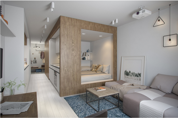 Фотография: Гостиная в стиле Скандинавский, Гид – фото на INMYROOM