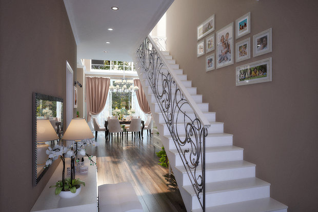 Фото из портфолио Дом, классика.  г.Вертер, Германия – фотографии дизайна интерьеров на INMYROOM