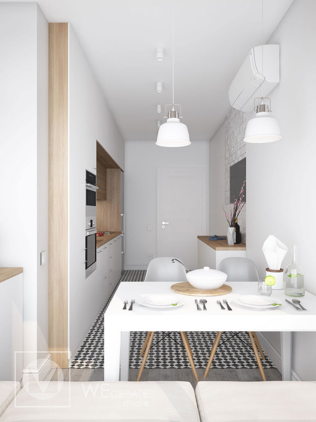 Фото из портфолио Квартира в скандинавском стиле – фотографии дизайна интерьеров на INMYROOM