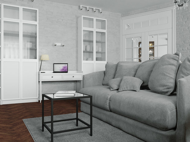 Фото из портфолио Гостиная-столовая 29 кв.м. – фотографии дизайна интерьеров на INMYROOM