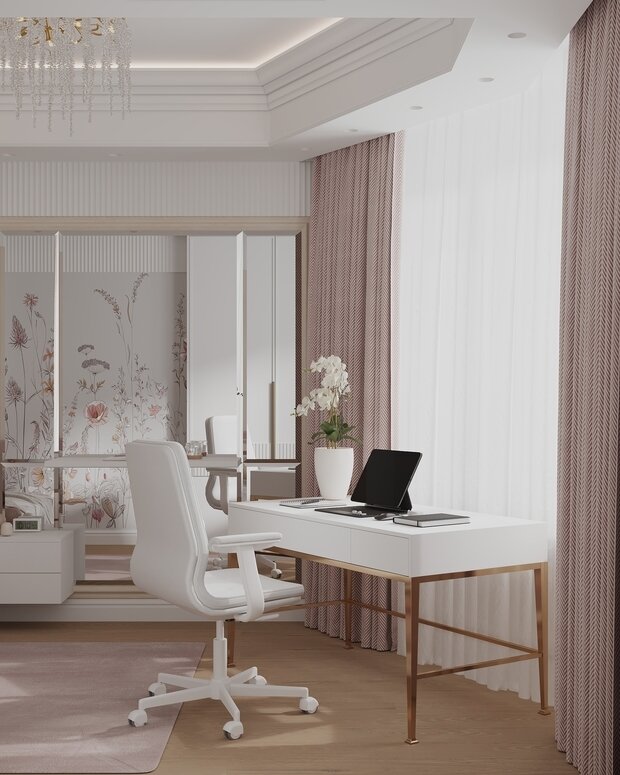 Фото из портфолио Дизайн интерьера квартиры в ЖК «Manhattan (Манхэттен)» в стиле современная классика – фотографии дизайна интерьеров на INMYROOM