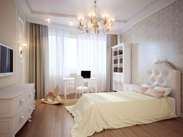 Фото из портфолио Бежевая неоклассика – фотографии дизайна интерьеров на INMYROOM