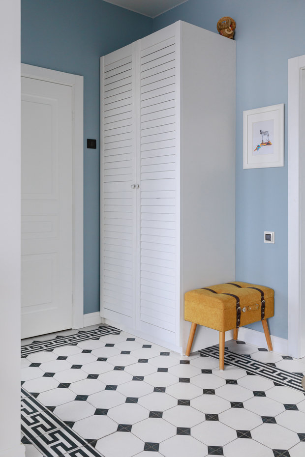 Фотография: Прихожая в стиле Скандинавский, Современный, Квартира, Проект недели, Москва, 2 комнаты, 40-60 метров – фото на INMYROOM