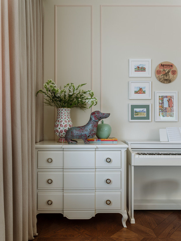 Фотография: Детская в стиле Классический, Современный, Эклектика, Квартира, Проект недели, Москва, 4 и больше, Более 90 метров, Ольга Лапейкина – фото на INMYROOM