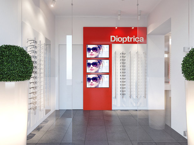 Фото из портфолио салон оптики – фотографии дизайна интерьеров на INMYROOM