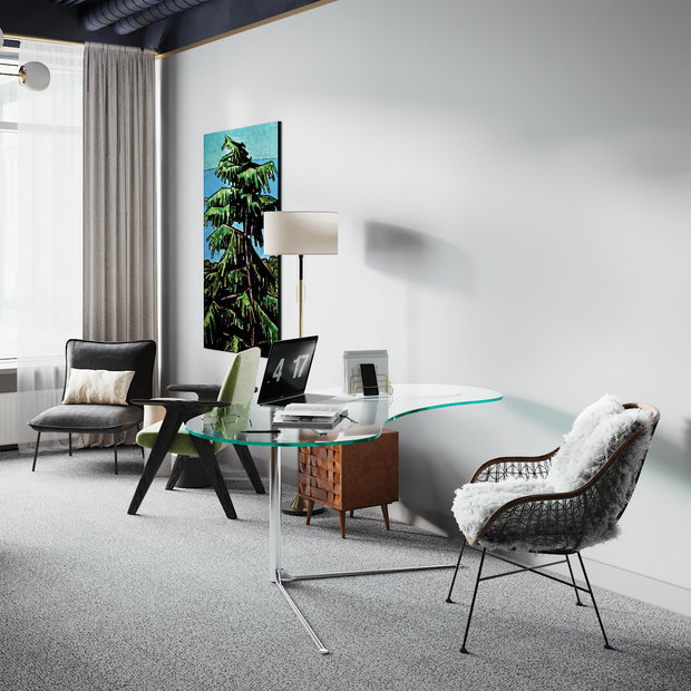 Фото из портфолио Кабинет психолога в БЦ SAMMIT – фотографии дизайна интерьеров на INMYROOM