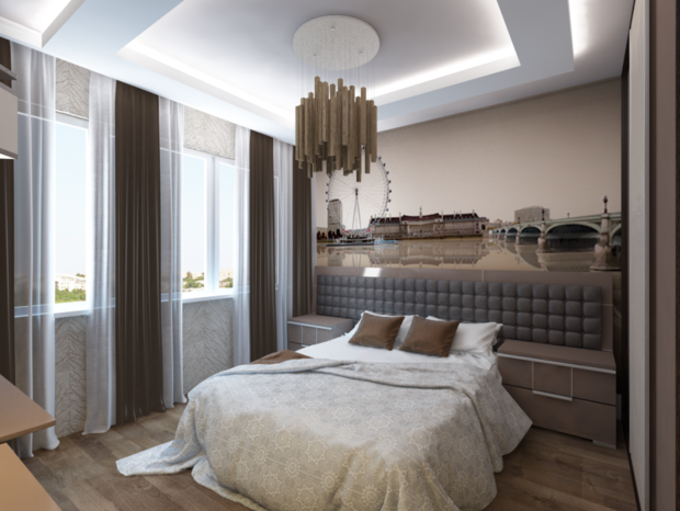 Фото из портфолио Квартира для молодого человека – фотографии дизайна интерьеров на INMYROOM