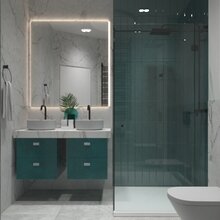 Фото из портфолио Совмещенный санузел – фотографии дизайна интерьеров на INMYROOM